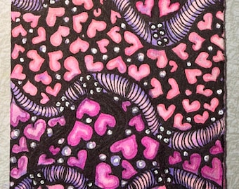 ACEO  Love Bound by C Autumn Trapp ATC Original Art