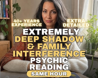 Deep Shadow Reading & Family Constellation: Ancestral Healing, Karma Reading, Psychic Advice and Spiritual Cleanse for Relationship Help