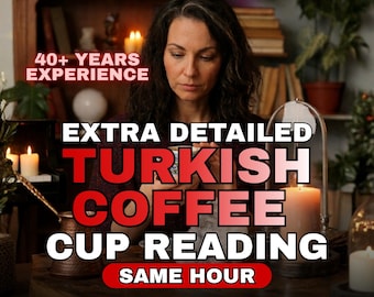 Authentic Turkish Coffee Reading  | Clairvoyant Psychic Reading  | Tasseography | Detailed Future Prediction | Same Hour Fortune Telling