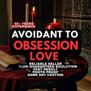 Puede incluir: Una mesa oscura con tela roja, velas encendidas y un libro, con el texto: 40+ YEARS EXPERIENCE, AVOIDANT TO OBSESSION LOVE, RELIABLE SELLER, %100 GUARANTEED SOULUTION, FAST RESULT, PHOTO PROOF, SAME DAY CASTING.