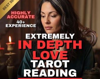 Same Hour In-Depth Love Tarot Reading | Psychic Love Insights, Twin Flame & Soulmate Clarity | Relationship Tarot Guidance, Soulmate Reading