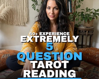 5 Question Tarot Reading, Same Hour Reading, Fast Tarot, Astrology Insight, Quick Answers, Telepathy Reading, Psychic Advice