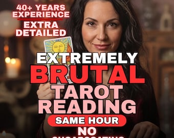 Brutal Tarot Reading, Tarot Cards Reading, Same Day Tarot Reading, Honest Psychic Reading, Brutal Tarot