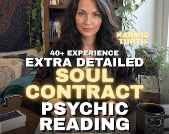 Soul Contract Psychic Reading | Personalized PDF with Medium Guidance | Future Love, Karma & Psychic Reading, Past Life and General Reading