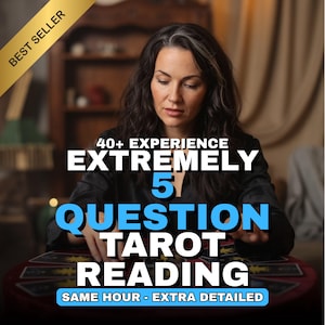 5 Question Tarot Reading, Same Hour Reading, Fast Tarot, Astrology Insight, Quick Answers, Telepathy Reading, Psychic Advice
