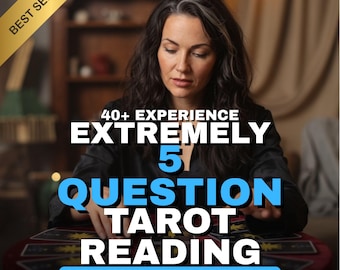 5 Question Tarot Reading, Same Hour Reading, Fast Tarot, Astrology Insight, Quick Answers, Telepathy Reading, Psychic Advice