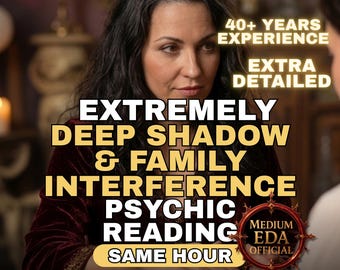 Deep Shadow Reading & Family Constellation: Ancestral Healing, Karma Reading, Psychic Advice and Spiritual Cleanse for Relationship Help