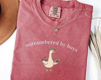 Camiseta divertida de ganso para mamá de niño Comfort Colors®, camiseta para mamá de niño, regalo para mamá de niño, regalo para el Día de la Madre para mamá de niño, camiseta linda para mamá de niño