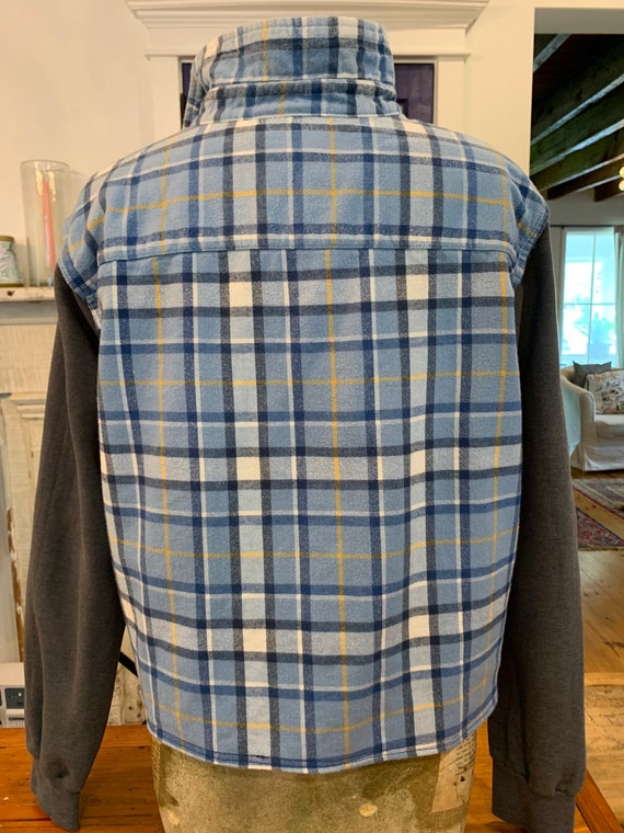 flannel with sweatshirt sleeves