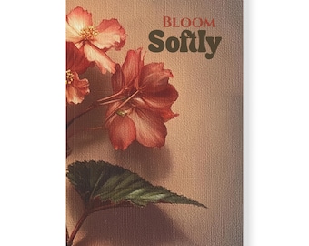 Kolekcja „Ogród Uzdrowienia” | Notatnik Bloom Softly z okładką w kwiaty | Dziennik A5 w miękkiej oprawie