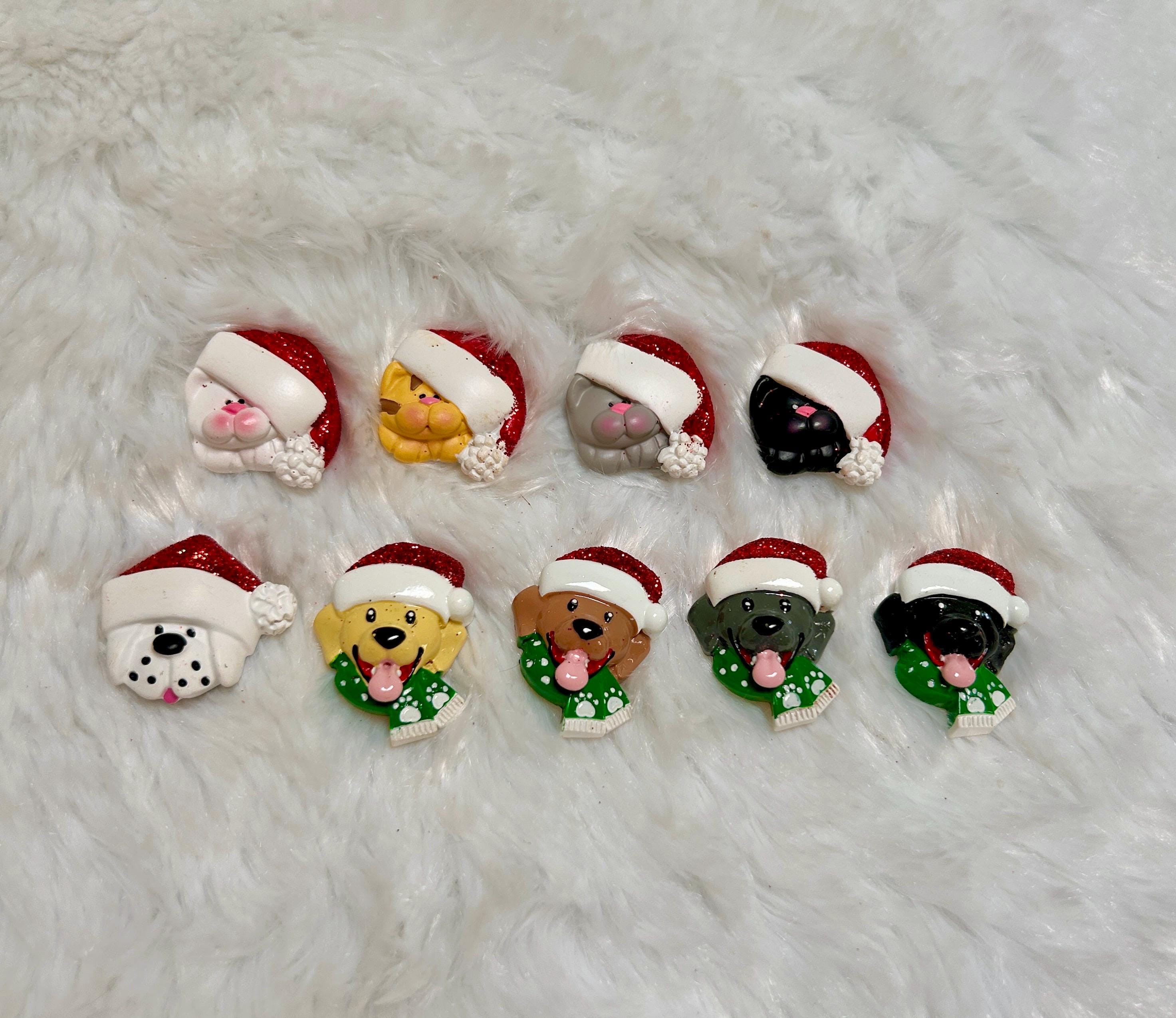 Personalized Family of 3 Peeking Christmas Tree With Optional Pet Dog ...