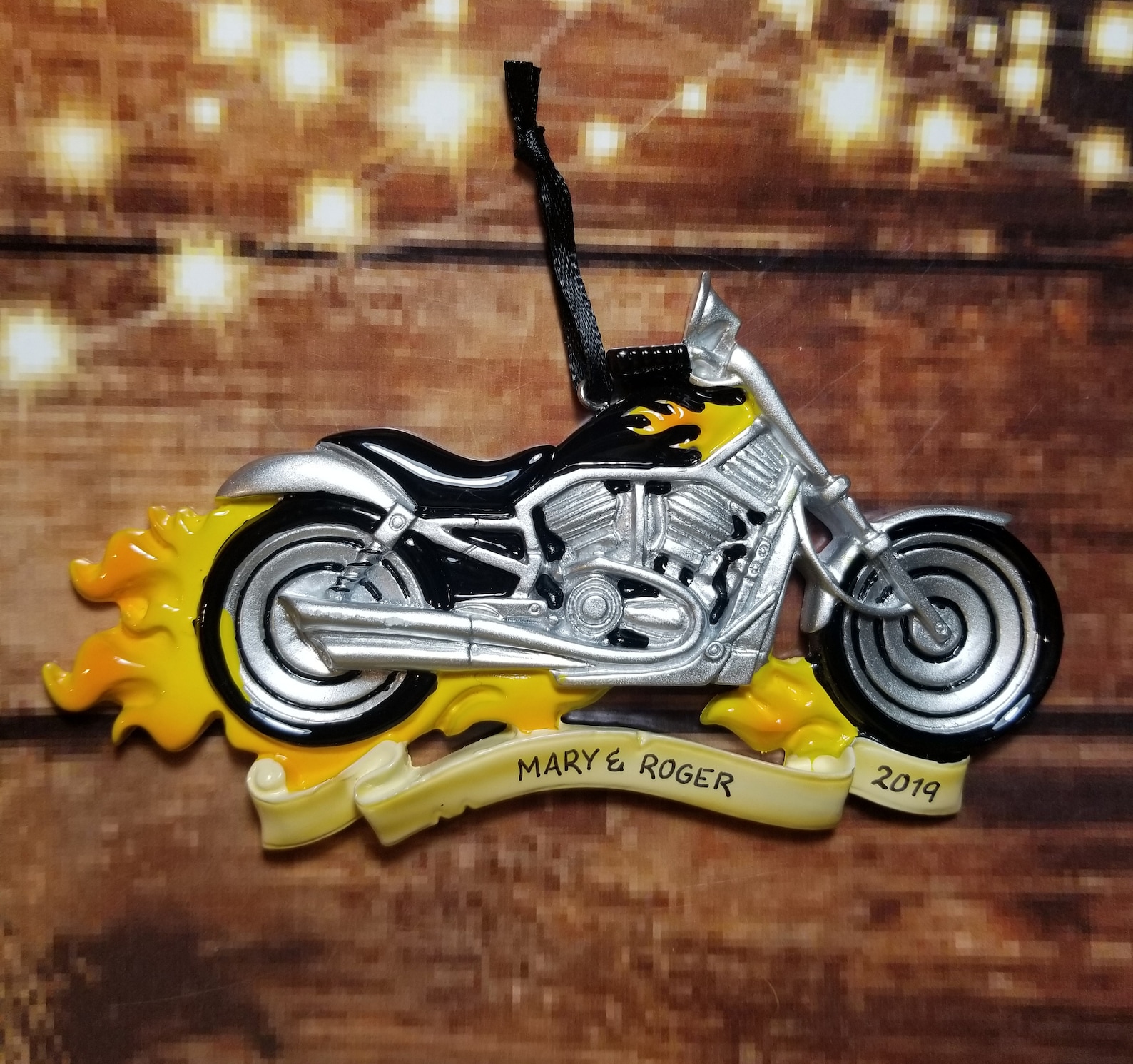 Personalized Motorcycle Christmas Ornament - Etsy