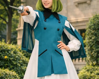 Witch Hat Atelier Coco Cosplay Costume – Handmade Anime Fantasy Outfit, Custom Size