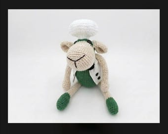 Haakpatroon chef-kok schapen – amigurumi speelgoed pdf (directe download)