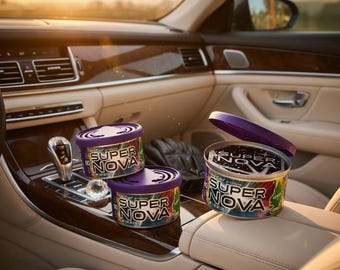 Multi Scent Car Air Freshener Pack, Long Lasting Hanging Auto Fragrance Set of 4