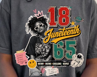 Diseño PNG de Juneteenth de 1865, Juneteenth PNG, Mujer Afro de África, Hazlo por la Cultura, Diseño PNG de sublimación de Juneteenth, Descarga digital