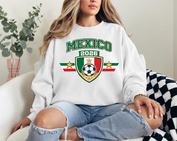 Mexico World Cup 2026 Soccer PNG, Soccer Team PNG, Sublimation Football PNG, Digital Download