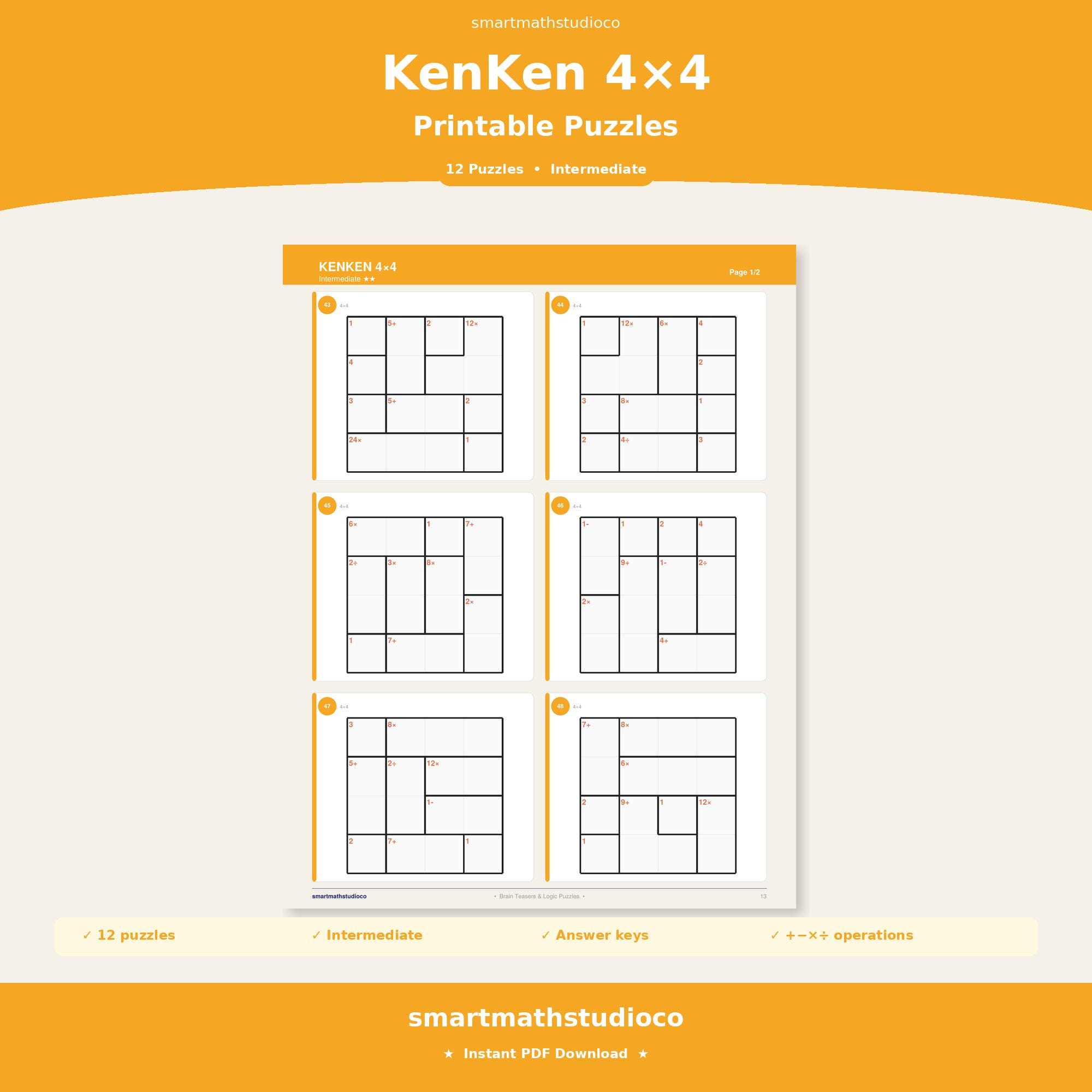 小物 kenken Will Shortz Presents KenKen Lovers Only: Easy to Hard Puzzles