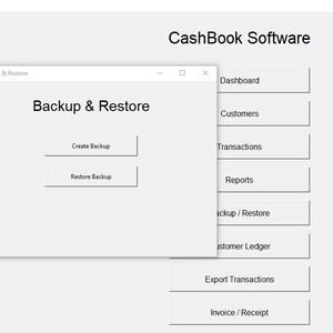 Small Business Simple Cashbook Software for Windows | Offline Bookkeeping | Lifetime License | One-Time Payment