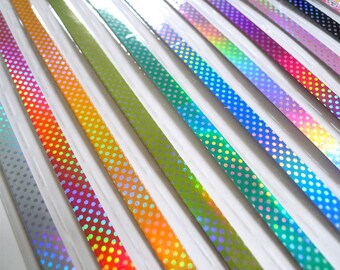 Rainbow Twinkle Stars Origami Lucky Star Paper Strips Gift