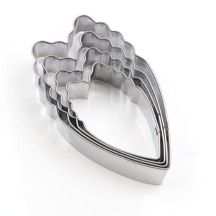 Set Di 4 Stampini Per Peonia In Plastica | Cutter Per Fondente, Marzapane E Pasta Di Zucchero – Dimensioni 8,7 A 14,8 Cm