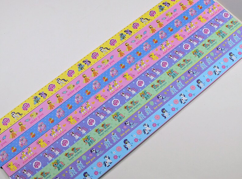 My Littile Pony Origami Lucky Star Paper Strips Star Folding DIY Pack of 130 Strips
