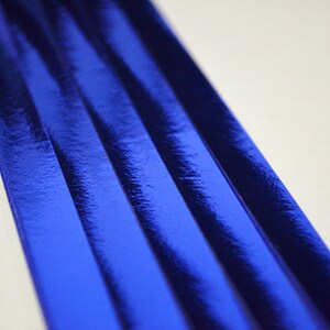 Sapphire Blue Origami Lucky Star Paper Strips Star Folding DIY - Pack of 90 Strips image 2