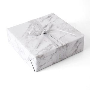 Wit marmer inpakpapier verjaardagscadeau inpakpapier Marmeren schilderij inpakpapier vakantie cadeau inpakpapier