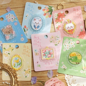 Dierlijke Bloem Kant Geborduurde Patches Zelfklevende Patch Applique Schoenen Rugzak Decoreren Kleding Accessoire