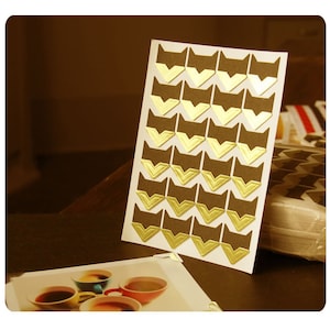 Gold Photo Corners Stickers - 3 Sheets 72pcs Scrapbooking Embellishment DIY Journal Stickers Diary Photo Album Self-Adhesive image 3