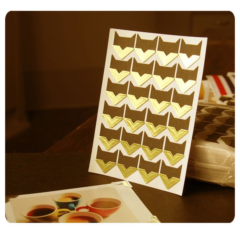 Gold Photo Corners Stickers - 3 Sheets 72pcs Scrapbooking Embellishment DIY Journal Stickers Diary Photo Album Self-Adhesive image 3