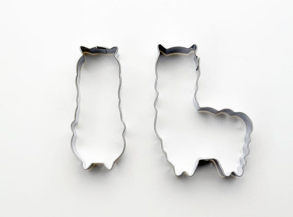 Alpaca/Llama Cortador de galletas de 4 pulgadas de The Cookie Cutter Shop - Cortador de galletas de acero estañado - Fabricado en los Estados Unidos Alpaca/Llama Cortador de galletas de 4 pulgadas de The Cookie Cutter Shop - Cortador de galletas de acero estañado - Fabricado en los Estados Unidos