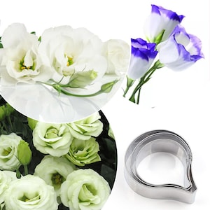 3 Size of Eustoma Petal Cutter Set Flower Cutters Cake Decorating Gumpaste Flower
