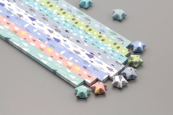 Luminous Origami Star Paper Strips, 210 Sheets DIY Handmade Origami Lucky  Star Paper Strips That Can Shine In The Dark