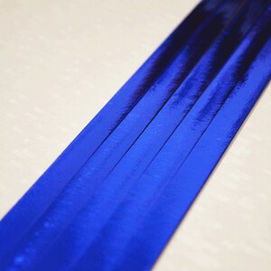 Sapphire Blue Origami Lucky Star Paper Strips Star Folding DIY - Pack of 90 Strips image 4