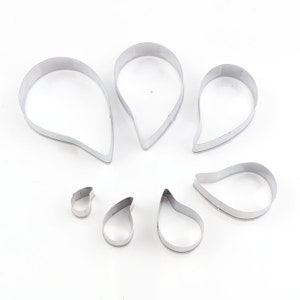 7 Size of Pasiley Cutter Set Flower Cutters Cake Decorating Gumpaste Flower