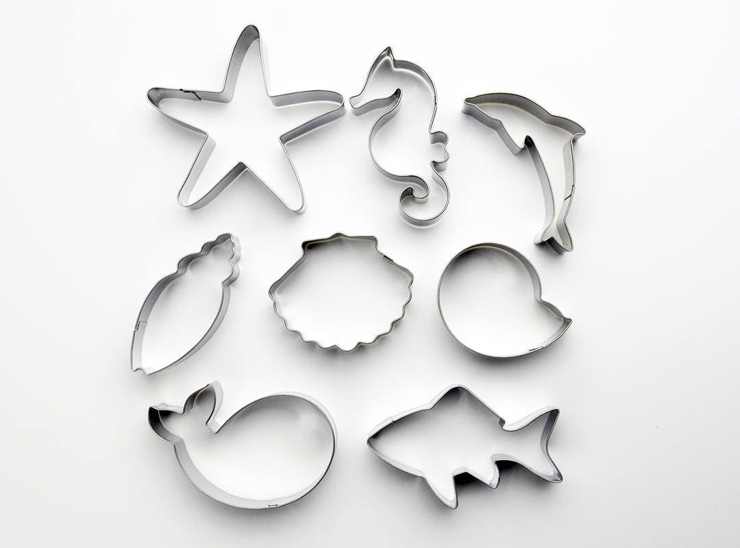 Under The Sea Cookie Cutters Shell Biscuit Cutters/Fish Cookie Etsy