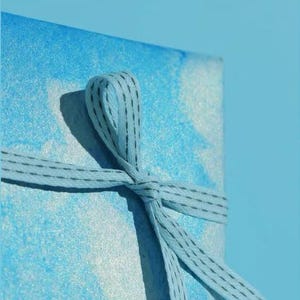 Papel de embrulho azul céu perolado brilhante Stardust papel de embrulho para presente folhas de embrulho para aniversário papel de embrulho para presente de feriado