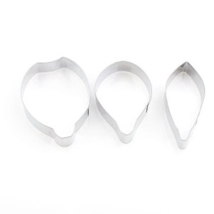 3 Size of Anemone Petal Cutter Set Flower Cutters Cake Decorating Gumpaste Flower