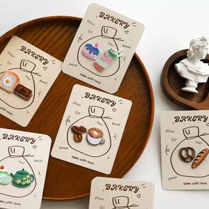 2 Pcs of Bakery Embroidered Patches Baguette Croissant Biscuit Self Adhesive Applique Shoes Backpack Decorating Clothes Accessory