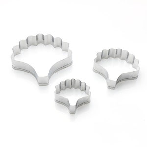 3 Size of Carnation Petal Cutter Set Flower Cutters Cake Decorating Gumpaste Flower
