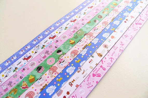 Origami Lucky Star Paper Strips Cartoon Mixed Star Folding Diy Etsy