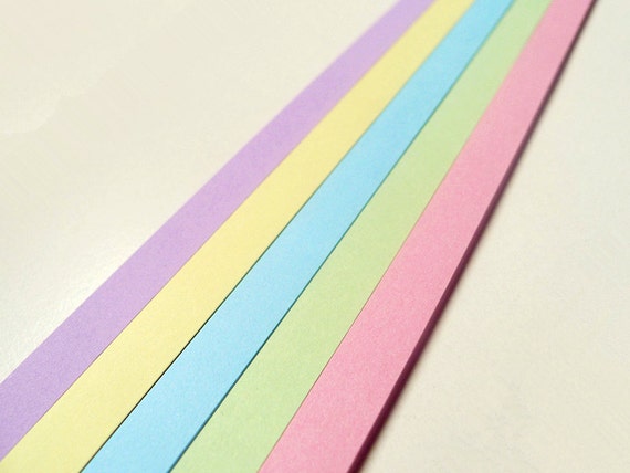 Decor Mix-Color Candy Colors Folding Star Origami Paper Strips