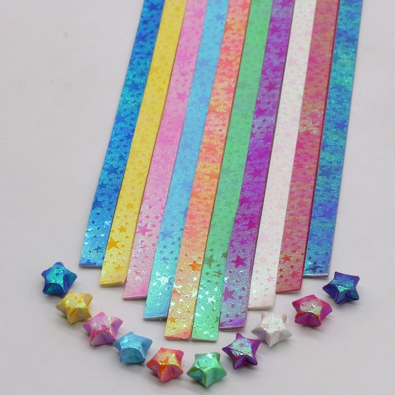 zakka life: Rethinking Paper Lucky Stars  Paper stars, Origami stars,  Folded paper stars