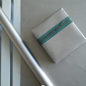 Metallic zilvergrijs inpakpapier Verjaardagscadeaupapier Parelglans inpakvellen Cadeaupapier voor de feestdagen