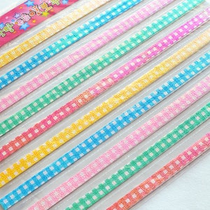 Pearlescent Checks Origami Lucky Star Paper Strips Gift For Origami Lover Party Supply - Pack of 50 Strips