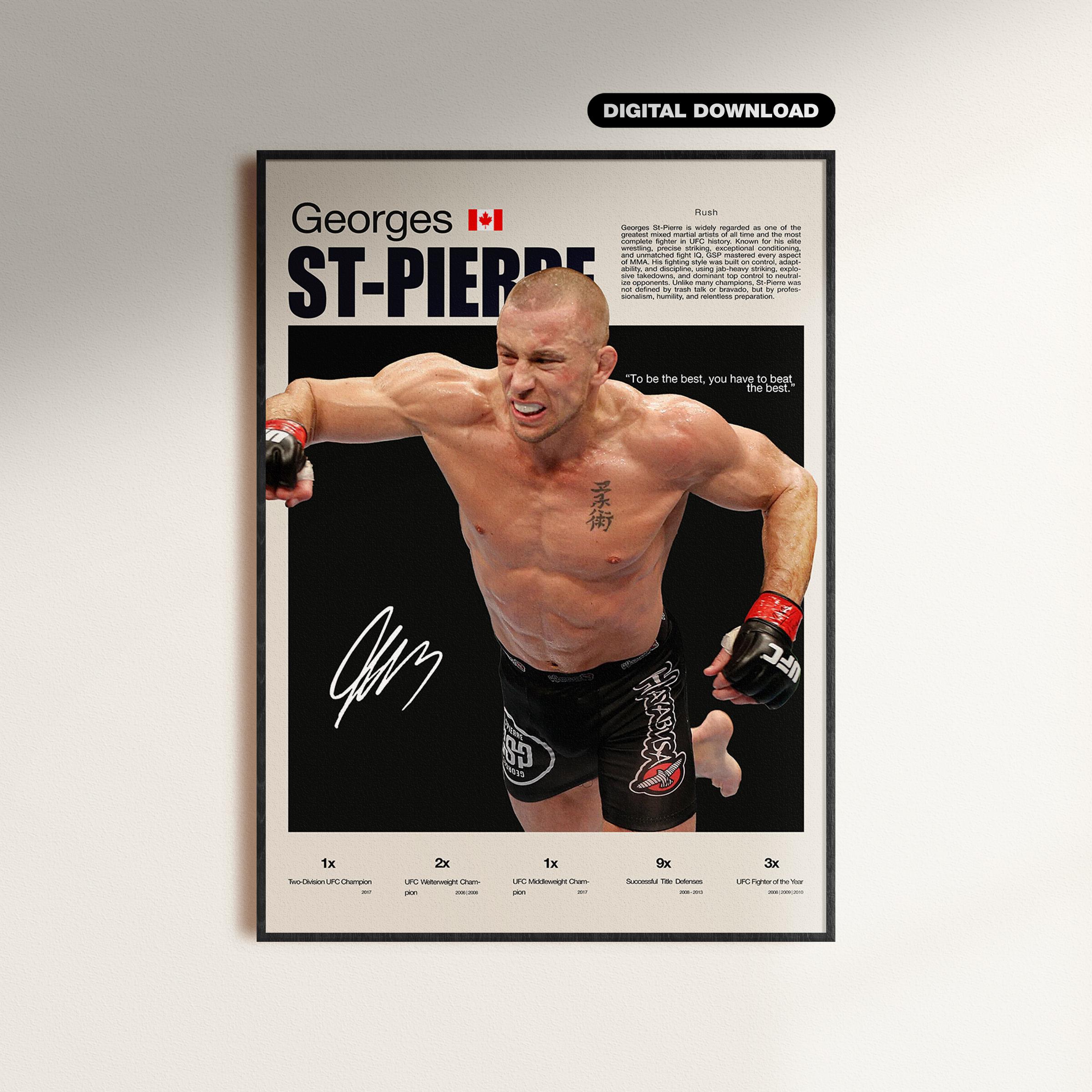 ジョルジョ サンピエール 総合格闘家 8週間 ホームトレーニング キャンプ Georges st pierre - Etsy 日本