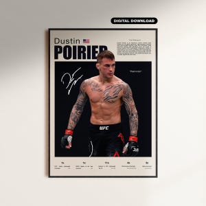 Dustin poirier ufc - Etsy 日本