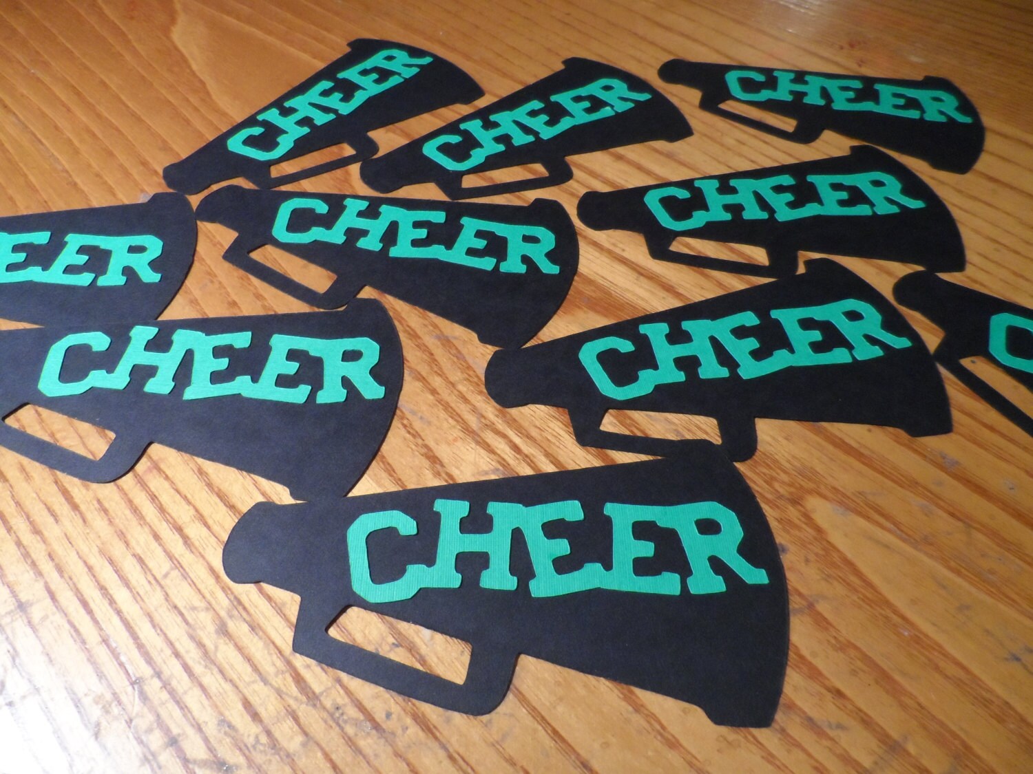 Buy 2 Sets Get 1set Free Cheer Megaphones Black And Green Etsy