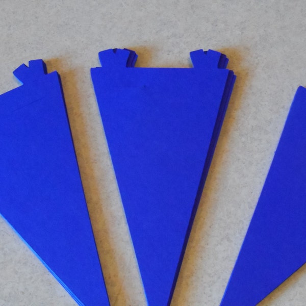 30 blue  pennants